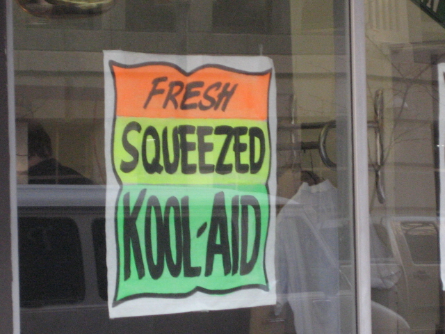 Fresh Squeezed Kool Aid sign Detroit, Michigan