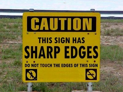 Stupid signs