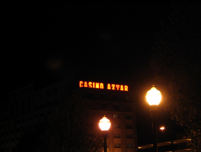 The Casino Hotel..The actual casino is a huge river boat.