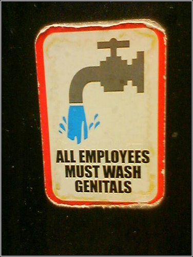 Bathroom Signs...