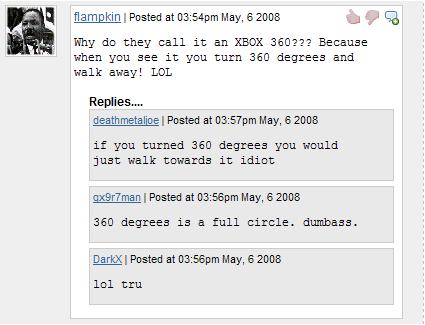 Funniest comments on ebaums