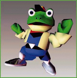 Slippy Toad from Star Fox 64