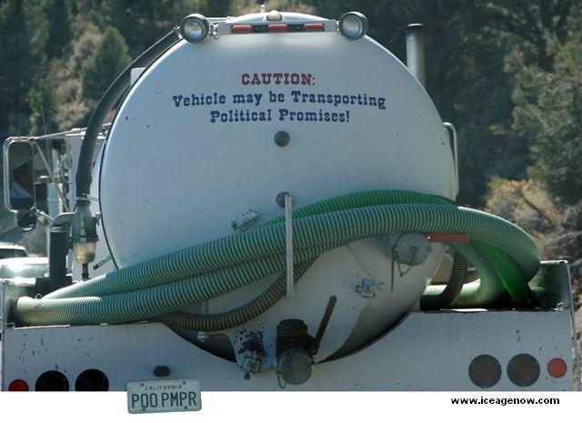 nice sticker on a septic truck