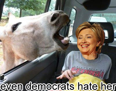 Even Democrats hate her