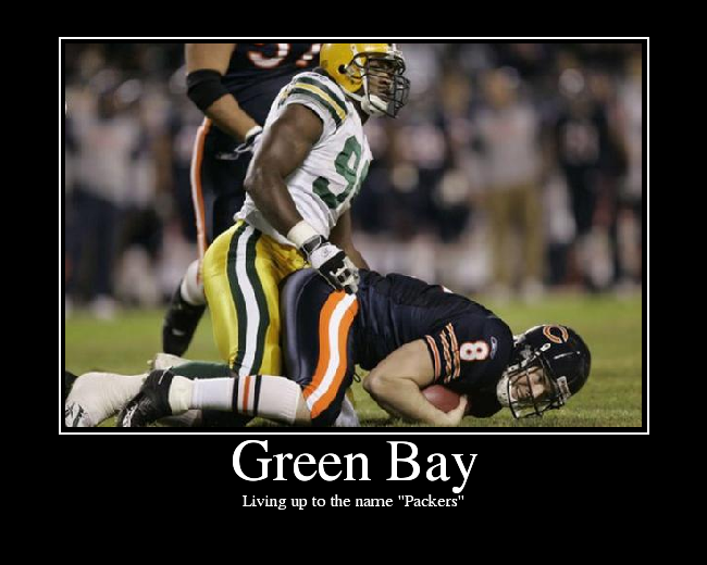 Living up to the name "Packers"