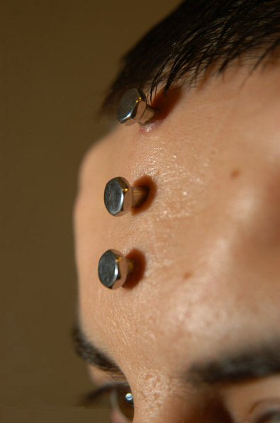 weird piercing