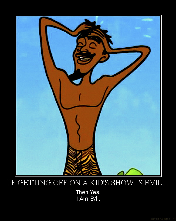 Once again, this is a demotivational poster with a screen capture from Cartoon Networks Class of 3000