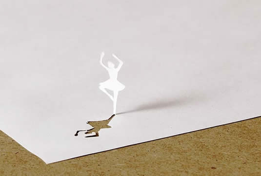 Single paper artwork