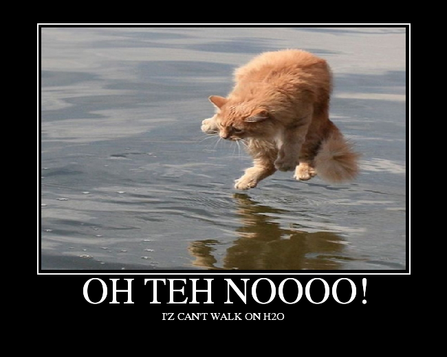 I'Z CAN'T WALK ON H2O