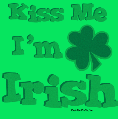 I hope you have a great St. Patrick's Day...yeah, I made this for you on ebaumsworld. hehehe If Michael's not wearing green, give him a little pinch from Dev and I. c ya, Bdeautiful!