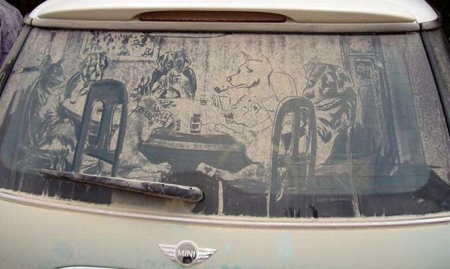 Car Window Art