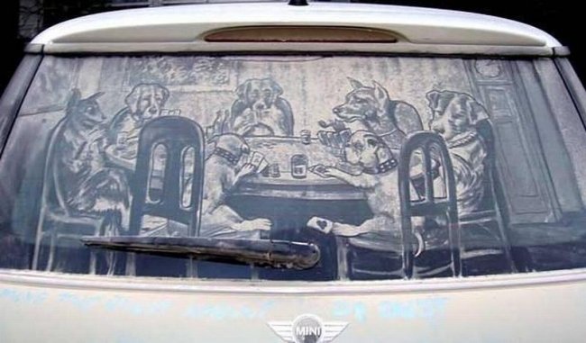 Car Window Art