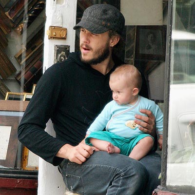 Heath and his daughter