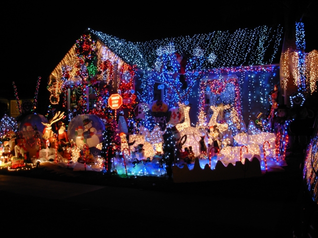 well i think this beats all the lights on your block!