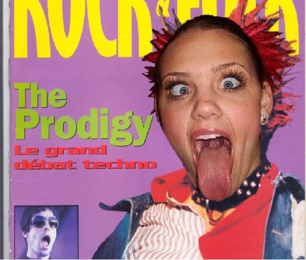 Contest Entery. Keith Flint from The Prodigy look alike! SHES A FIRE STARTER!