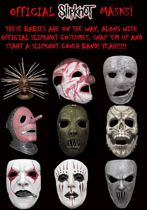 slipknot masks