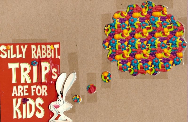 Everyone wondered what made the rabbit go after those kids for that cereal, now we know.