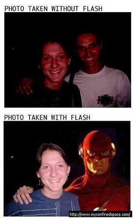 taken with flash