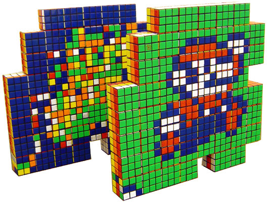Rubik's Cube Art