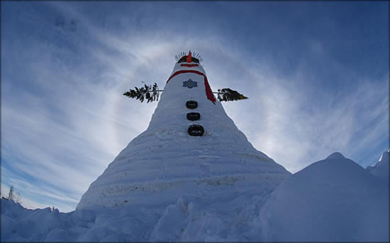 World's Largest Snow Woman