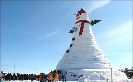 World's Largest Snow Woman