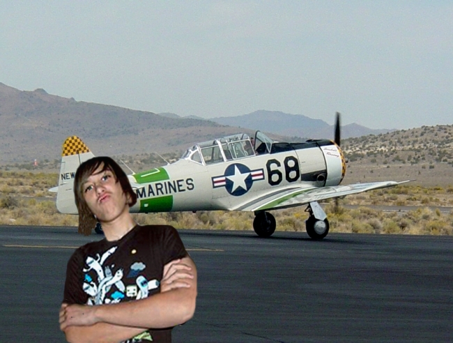 Zak at the Reno Air Races