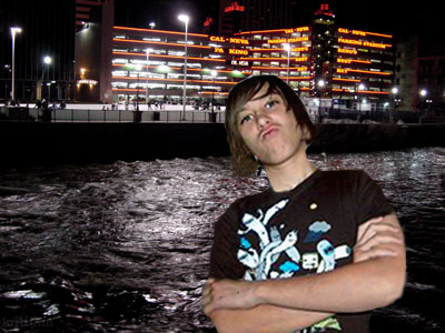 Zak at the Downtown Reno Ice Rink