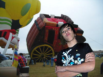 Zak at the Reno Balloon Races