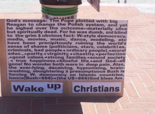 wake up christians?