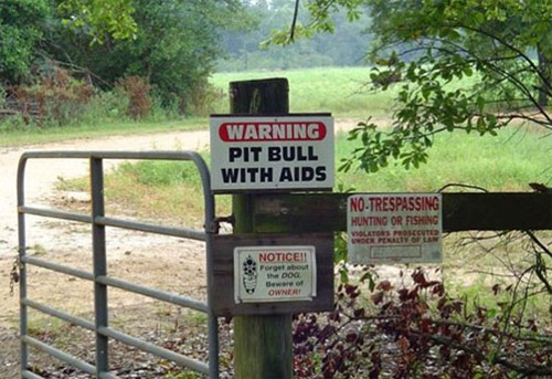 Weird warning signs