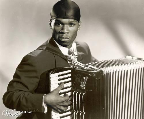 50 cent on the accordion