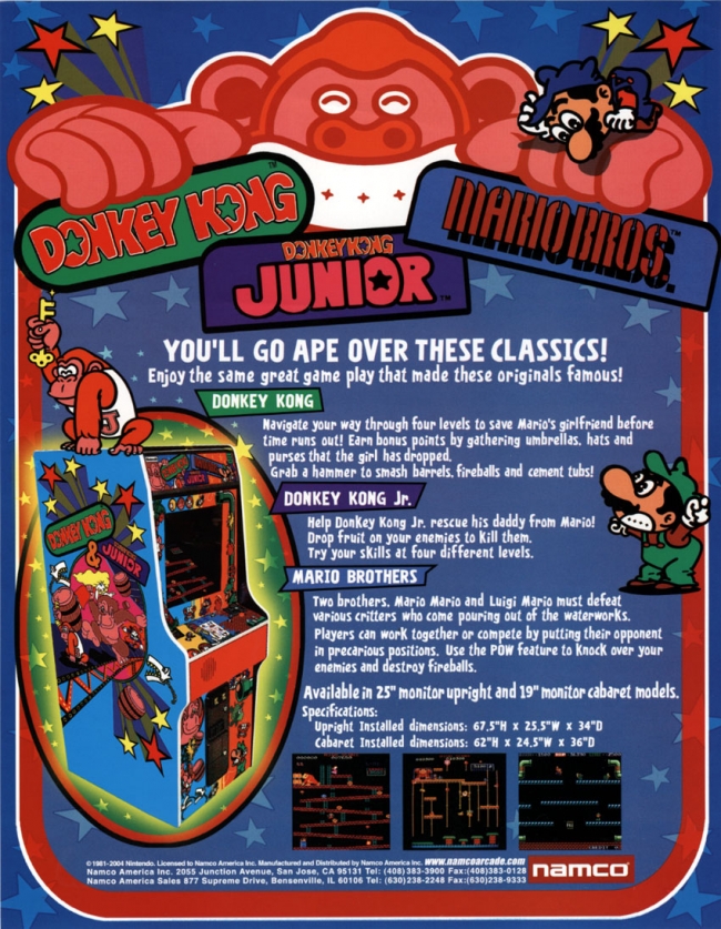 Classic Arcade Flyers 1 of 3