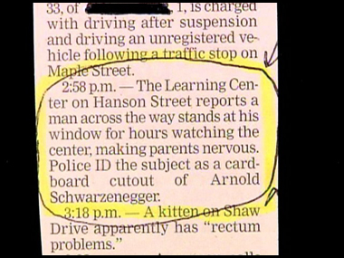 Funny newspaper clippings- 4