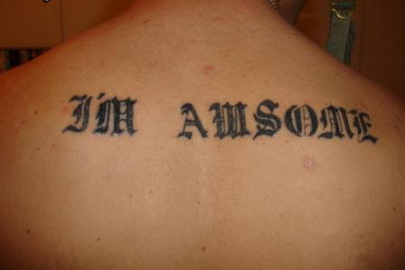Awesomely bad tattoos