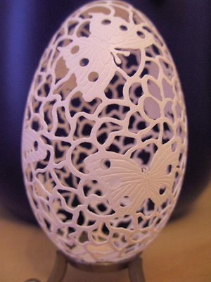 eggshell carving art