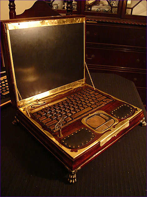 Old-Fashioned Laptop