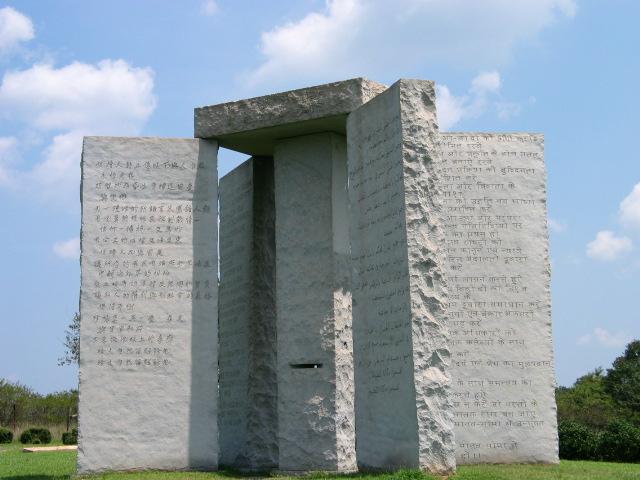 The Georgia Guidestones a.k.a. the American Stonehenge
