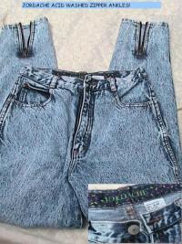 jordache jeans vintage - Jordache Acid Washed Z Erambles