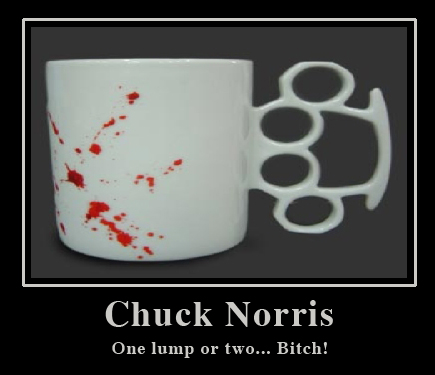 De-Motivational Poster - Chuck Norris Coffee Break