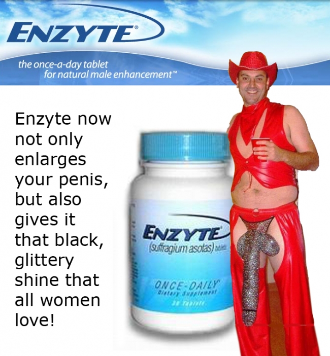 Enzyte's male enhancement product recently added some new features.