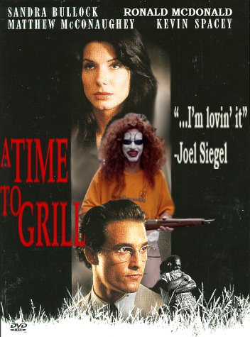 a take on the badass 90s movie, time to kill....ronald is in some shit
