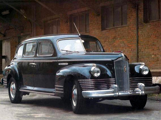 This is a picture of the russian dictator Joseph Stalins limousine.  Notice that it doesnt have any side view mirrors, since no one would ever dare to pass up the russian dictator.  Im also submitting a picture showing how thick the Bullet-proof Glass is.