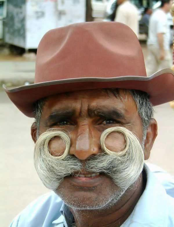 I wish I could grow a mustache like that!