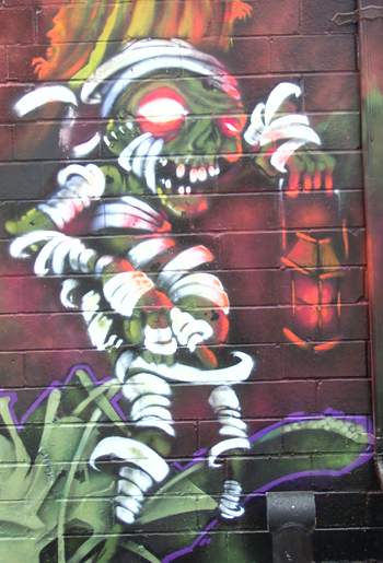 a character painted by color..KWS KREW