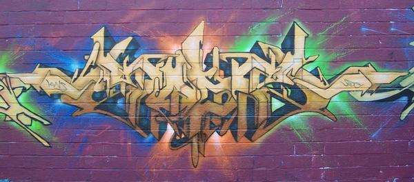one more graffiti piece from sode...KWS KREW