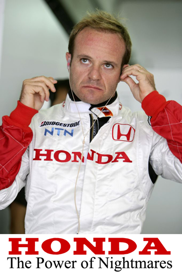 Doesn't he look MISERABLE!?? Who can blame him, 2007 was a DISASTER for him &amp; Jenson Button.