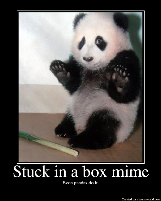 Even pandas do it.