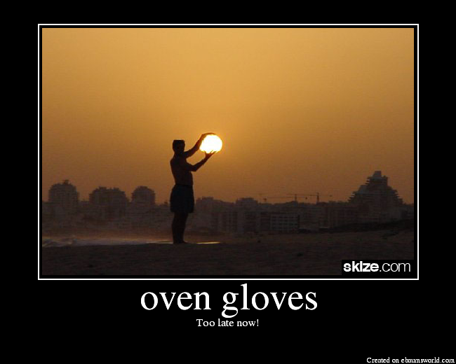 oven gloves Picture eBaum's World