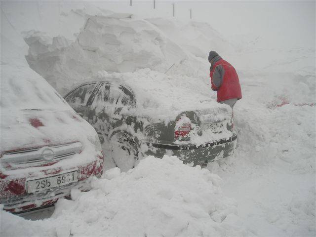 Amazing Russian Snowstorm
