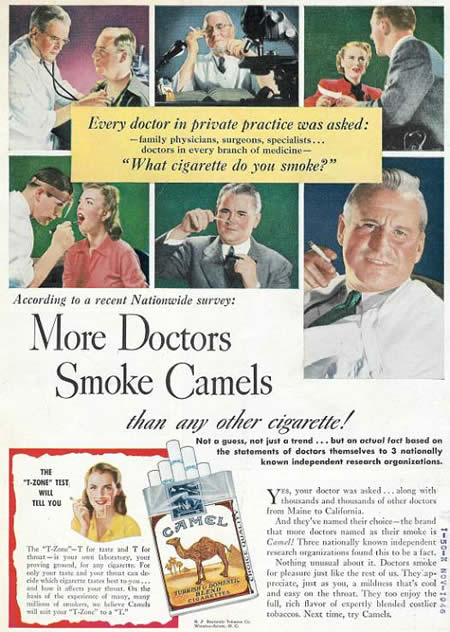 Crazy Old Smoking Ads